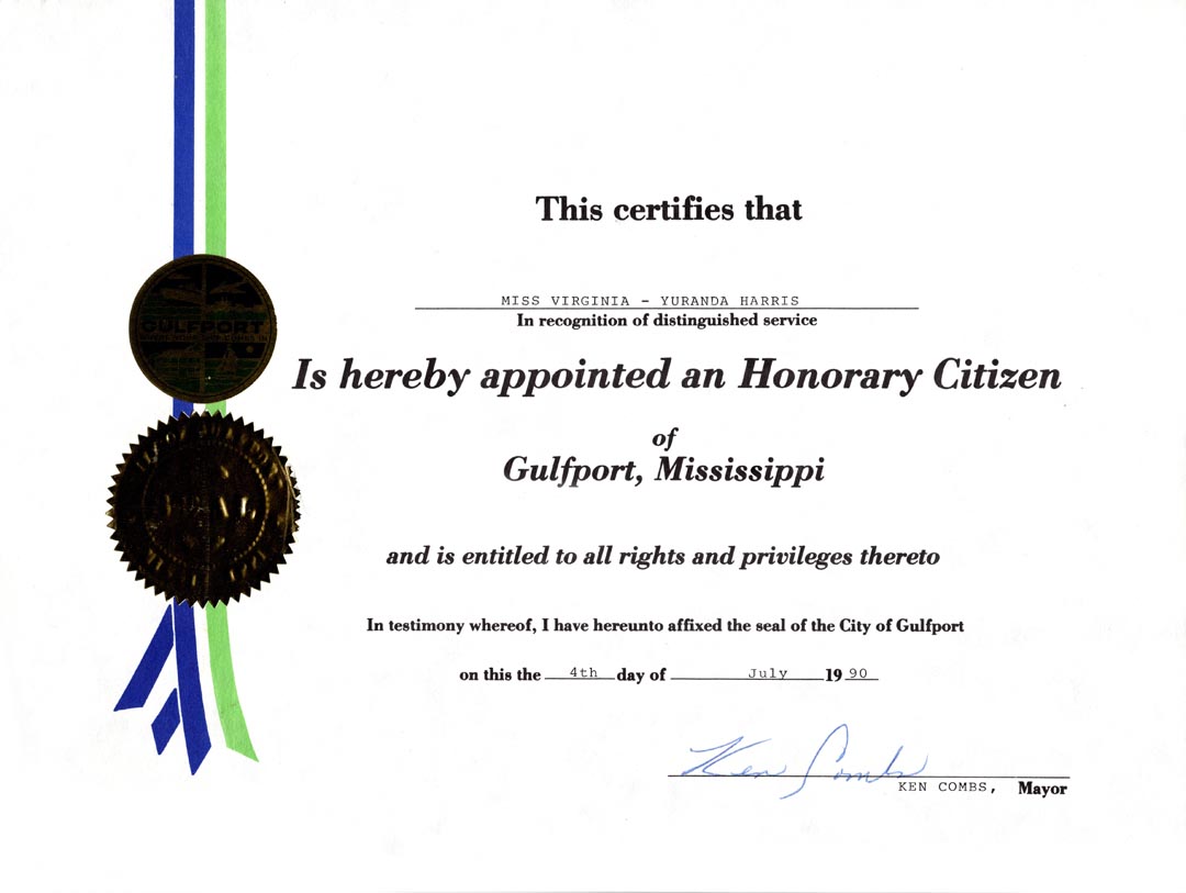 1990 Certificate